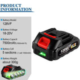 RechargePro 18-20V Lithium Accu Voor Makita 18V Gereedschap | Accu Batterij | Oplaadbare Accu Voor Kettingzaag, Boormachine & Slagmoersleutel