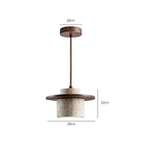 Moderne Hanglamp van Steen en Hout