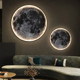 Decoratieve wandlamp LED in de vorm van een maan