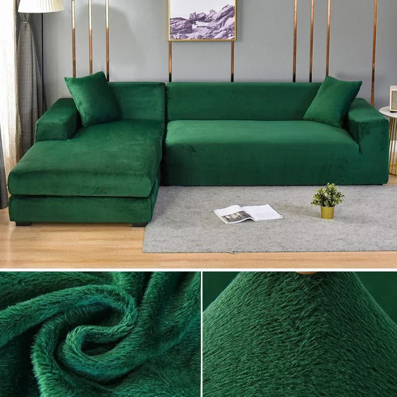 Stretch Velours Sofabekleding met luxe afwerking – Sofina