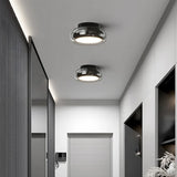 Moderne Plafondlamp met Glazen Kappen