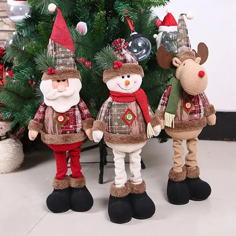 SANTAFLAIR – Stijlvolle feestelijke Kerstmanpop voor elegante feestdecoratie