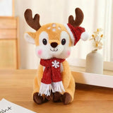 CUDDLESCARF – Charmante Kerstpluchepop in Cartoon-Design