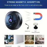 SECURECAM MINI – Magnetische Mini-WiFi-camera 1080P HD voor discrete bewaking