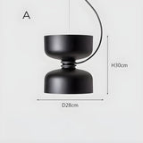 Orlee Hanglamp – Modern Geometrisch Ontwerp in Mat Zwart, Wit & Grijs