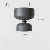 Orlee Hanglamp – Modern Geometrisch Ontwerp in Mat Zwart, Wit & Grijs