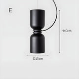 Orlee Hanglamp – Modern Geometrisch Ontwerp in Mat Zwart, Wit & Grijs