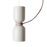 Orlee Hanglamp – Modern Geometrisch Ontwerp in Mat Zwart, Wit & Grijs