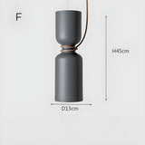 Orlee Hanglamp – Modern Geometrisch Ontwerp in Mat Zwart, Wit & Grijs