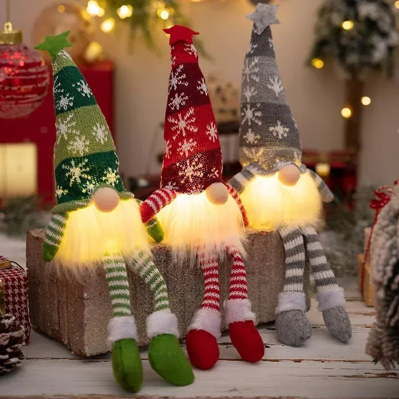 GLIMMERGNOME – Zachte Pluche Gnoom met Zachte LED-Verlichting