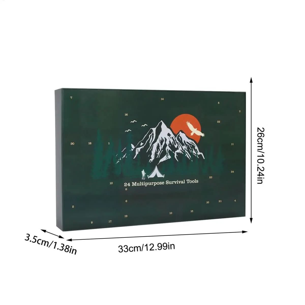 AdventureGear Adventskalender 2026 – 24 Outdoor-Hulpmiddelen