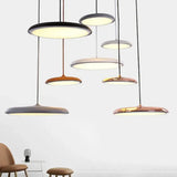 Moderne LED hanglamp – ultradunne kap, design plafondverlichting voor de woonkamer of eetkamer