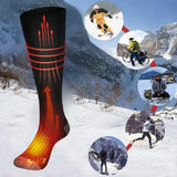 Verwarmde Sokken Thermavolt | 3 Verwarmingsstanden | Met Powerbank | Winter-Warmtesokken Unisex voor Buiten & Reizen