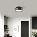 Moderne Plafondlamp met Glazen Kappen