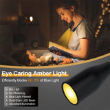 LED Neklamp LumiNeck | Oplaadbaar via USB | 3 Lichtkleuren & Traploos dimbaar | Flexibel & Draagbaar
