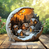 Kerstdecoratie Lunavia | Boho stijl | Acryl decoratiefiguur | 23x20 cm