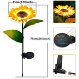 Waterdichte Zonnebloem Lamp – SolarBloom