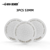 MHW-3BOMBER 51/53/58.5mm Espresso Puck Scherm Dubbelwandig Metaal Koffie Herbruikbaar Filter