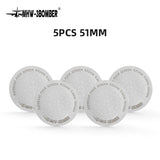 MHW-3BOMBER 51/53/58.5mm Espresso Puck Scherm Dubbelwandig Metaal Koffie Herbruikbaar Filter