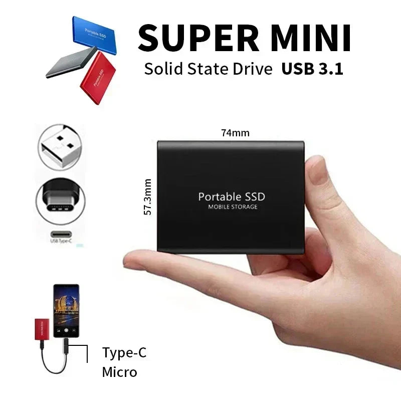 Ultrasnelle 128GB SSD – Compact. Duurzaam. Altijd klaar