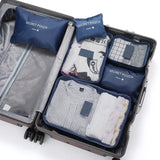 ReiseLina Kofferorganizer Set | 6-delig | Waterdicht & Ruimtebesparend | Van Oxford-stof