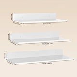 Metallura | Wandplank van metaal | Zwevende plank 30/40/50 cm | Ruimtebesparende opberging voor badkamer, keuken & slaapkamer
