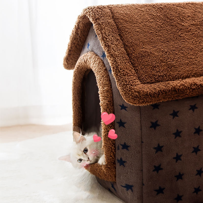 Fluffy dierenhuisje | Een cosy & warme slaapplek voor jouw huisdier
