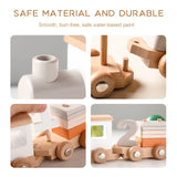 Kreatieve Houten Trein – Voor educatief speelplezier