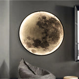 Decoratieve wandlamp LED in de vorm van een maan