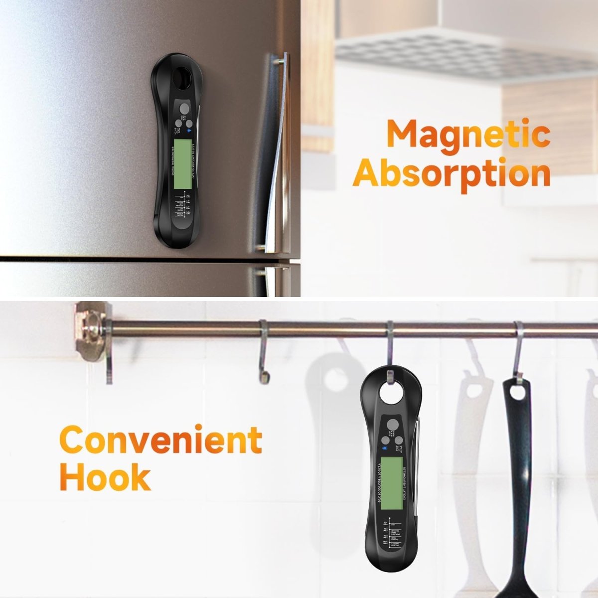 GrillMaster – Digitale directe vleesthermometer met nauwkeurige temperatuurcontrole