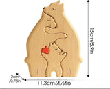 Houten Puzzel Moeder en Kind – Sfeervolle houten decoratie voor een liefdevol huis