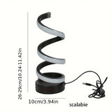 Moderne S-vormige Bureau Lamp - FlexiGlow