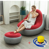 Opblaasbare Lazy Couch – Comfortabele Opvouwbare Sofa voor Buiten en Binnengebruik