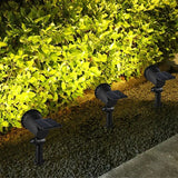 Zonne-reflector tuinlamp LED met schemerschakelaar
