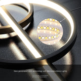 Moderne LED hanglamp – geometrisch design, plafondverlichting voor woonkamer en eetkamer