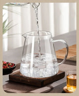 450ml-950ml Hittebestendige Glazen Theepot – RVS Theefilter, Bloemenketel voor Kung Fu Thee Accessoires, Puer- en Oolong-thee