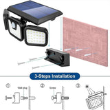 Zonne-energie Wandlamp - EcoBright