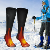 Verwarmde Sokken Thermavolt | 3 Verwarmingsstanden | Met Powerbank | Winter-Warmtesokken Unisex voor Buiten & Reizen