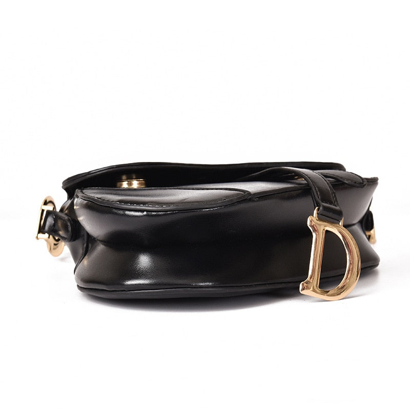 Sandsberg - luxe dames schoudertas - exclusieve PU - leren zadeltas