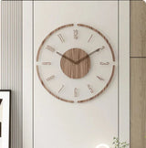 ModernStyleClock |  Grote Houten Wandklok voor Woonkamers