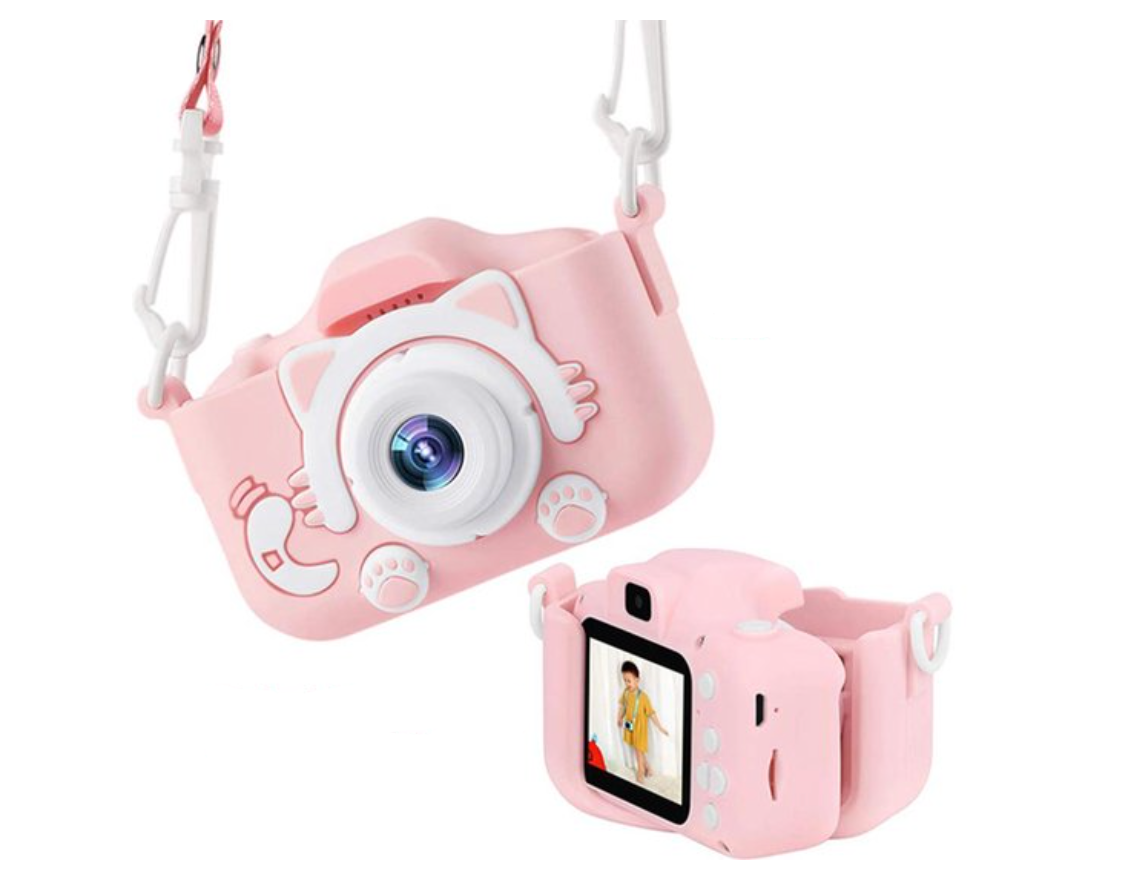 Mini-Kindercamera met Beschermhoes Klikkie | Speels Herinneringen Vastleggen