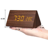 TimberLite | Minimalistisch LED-houten klok met stijl