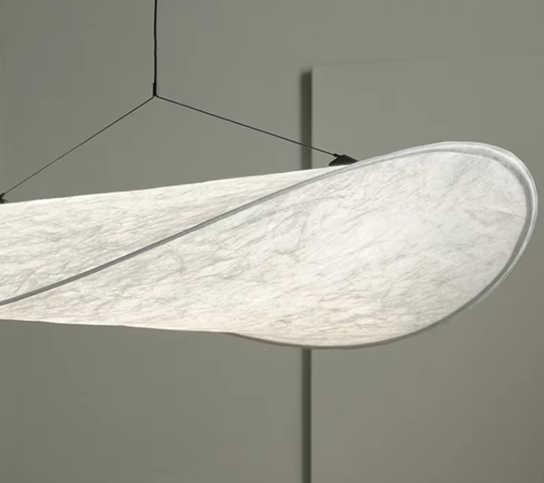 Japandi Stijl | Zijden Plafondlamp | Elegante Hanglamp | Zachte Verlichting | Luxe Stoffen | Moderne en Traditionele Inrichtingen | Duurzaam en Milieuvriendelijk | Afmetingen: 40/60/80/100 cm | LED Inclusief