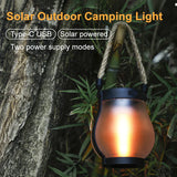 Lumora - Solar-lamp met realistische vlammenoptiek