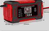 PowerPulse Auto Acculader – 12V/24V, Puls Reparatie, LCD Display
