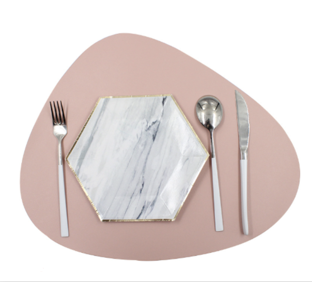Waterdichte Leren Tafelset - Tablevo