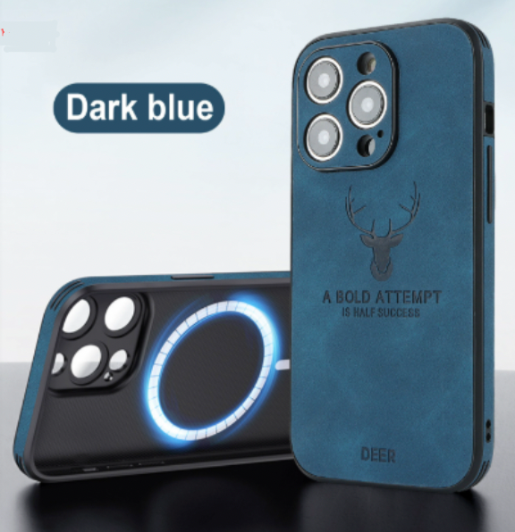 Luxe Hertenleren iPhone Hoes - Veltro