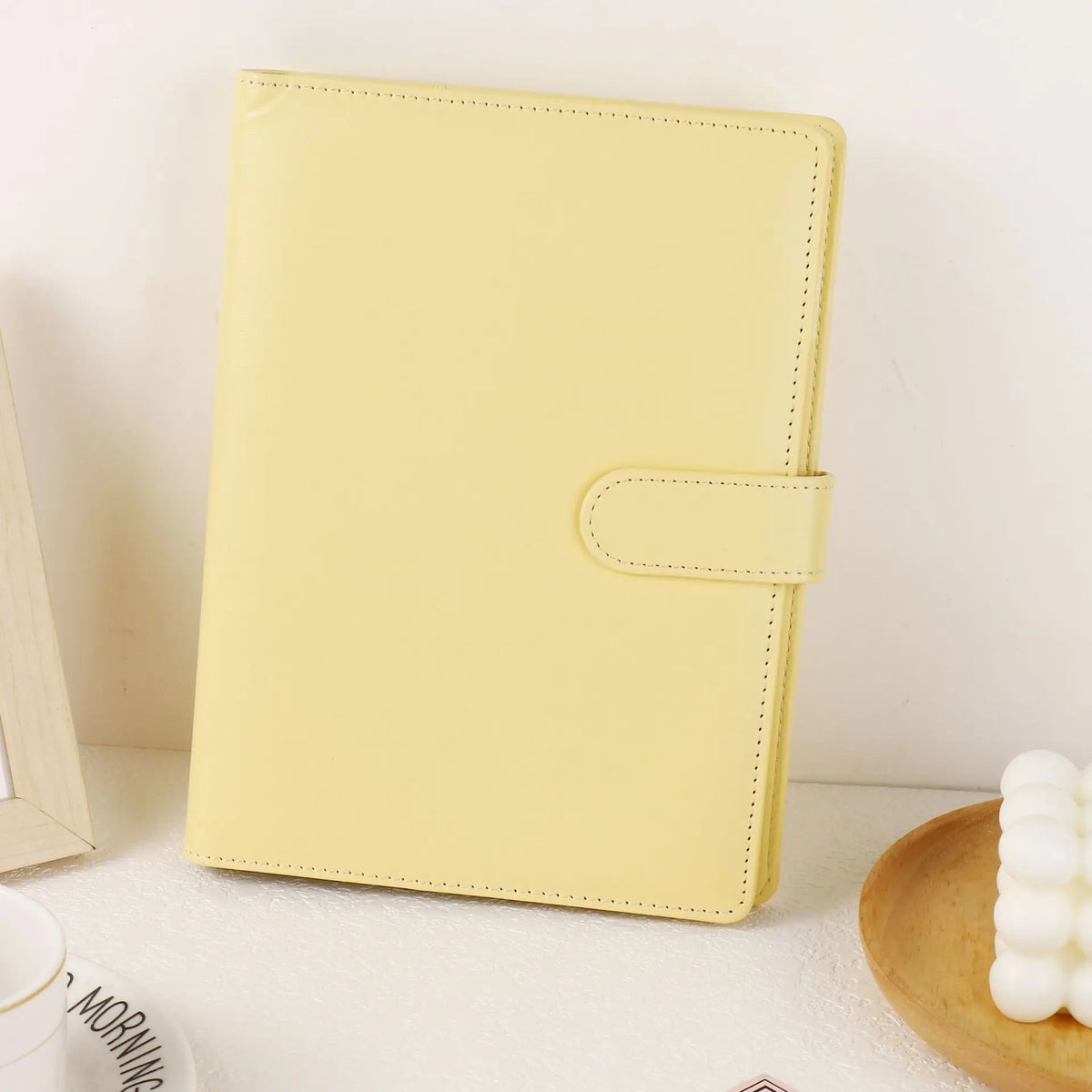 A5 PU lederen binder in macaronkleuren | Planner | DIY fotoalbum en agenda in één