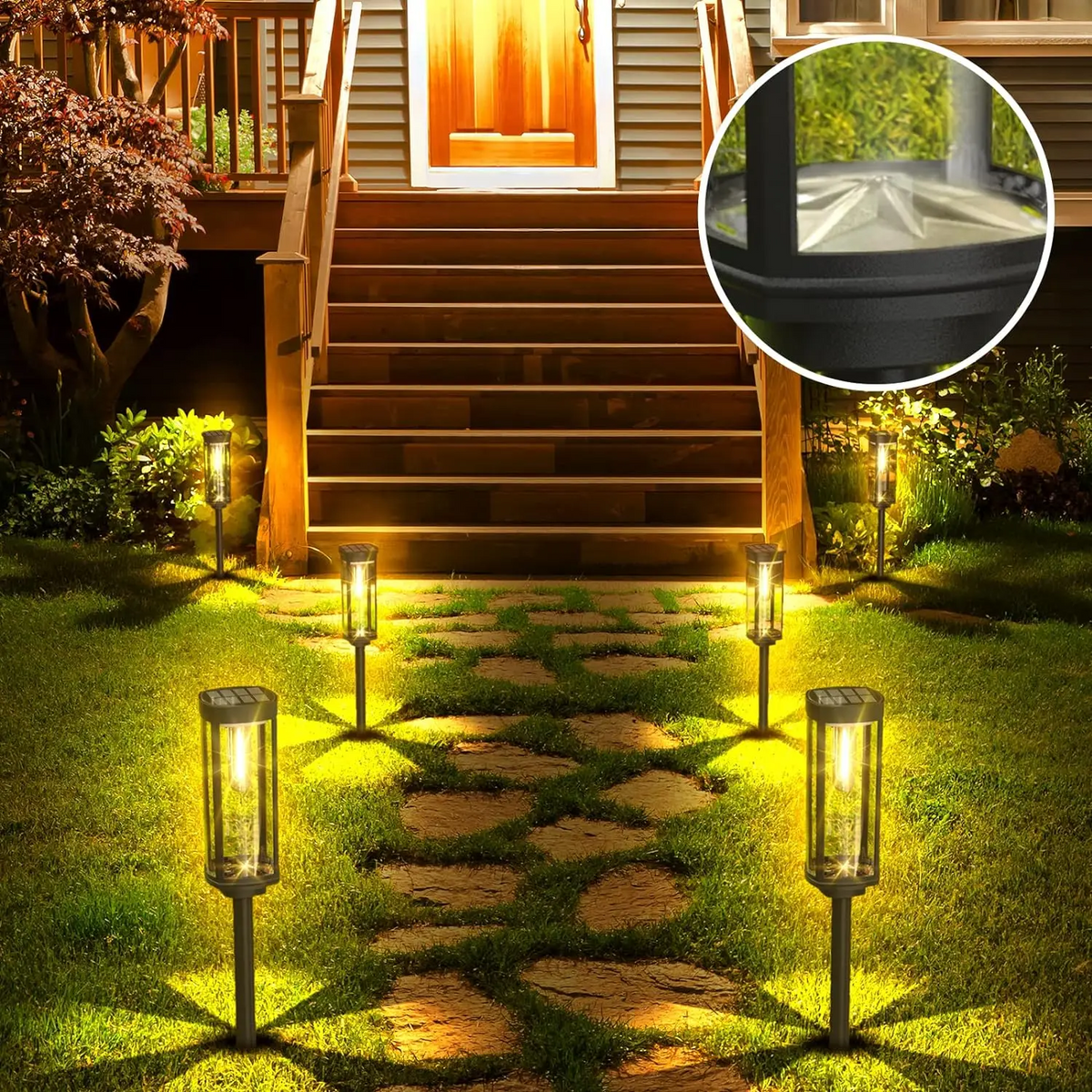EcoGlow Solar Lantern – Weerbestendige Buitenverlichting met Warm LED Licht
