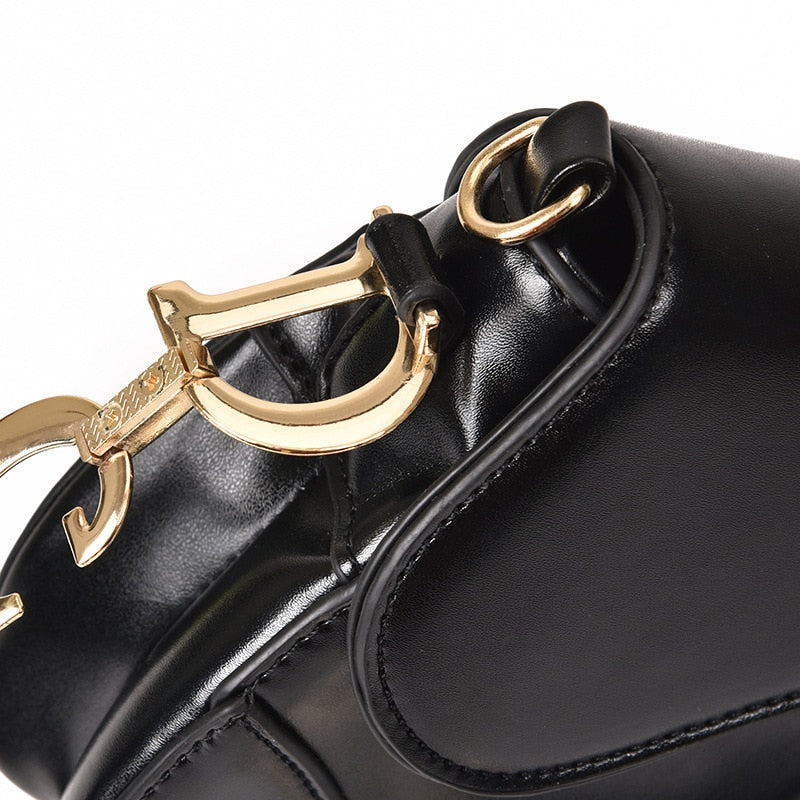 Sandsberg - luxe dames schoudertas - exclusieve PU - leren zadeltas